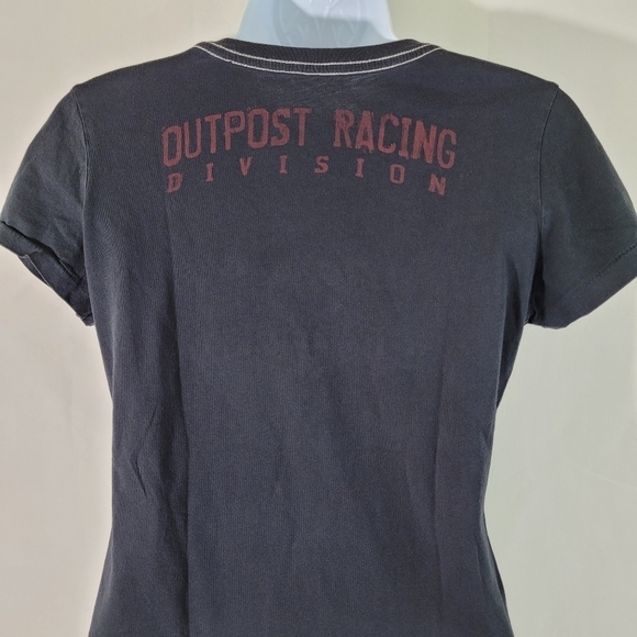 VTG LOONEY TUNES "Road Kings With Road Runner" Black Short Sleeve Tee Size L - Picture 8 of 12